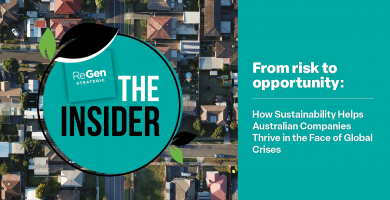 the insider From Risk to Opportunity: How Sustainability Helps Australian Companies Thrive in the Face of Global Crises