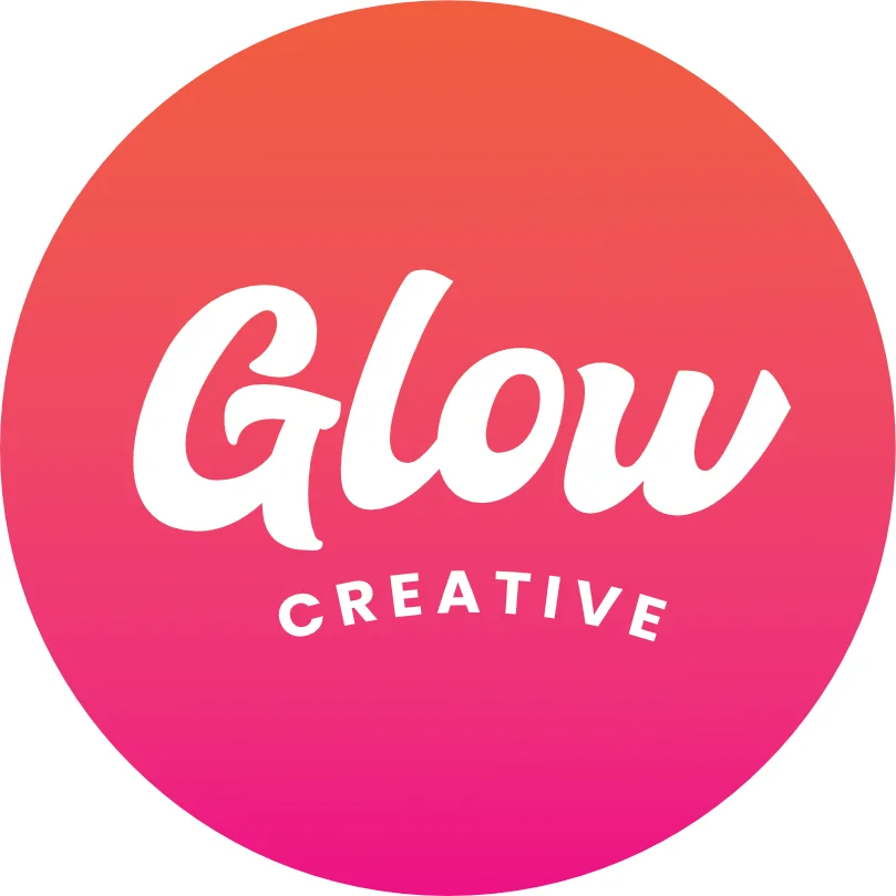 Glow creative logo gradient circle