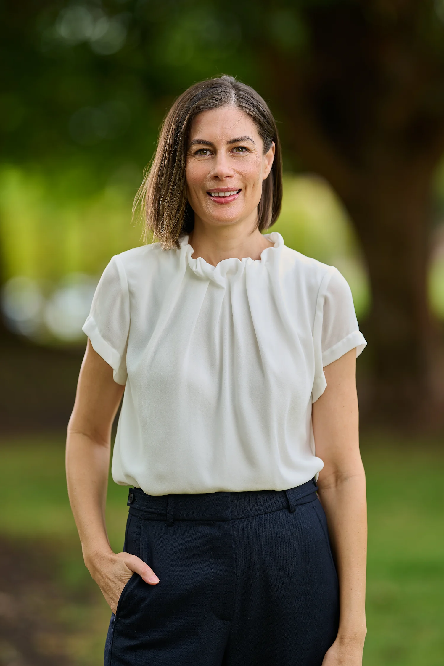 Portrait of Hayley Sforcina at Parliament Place, Perth