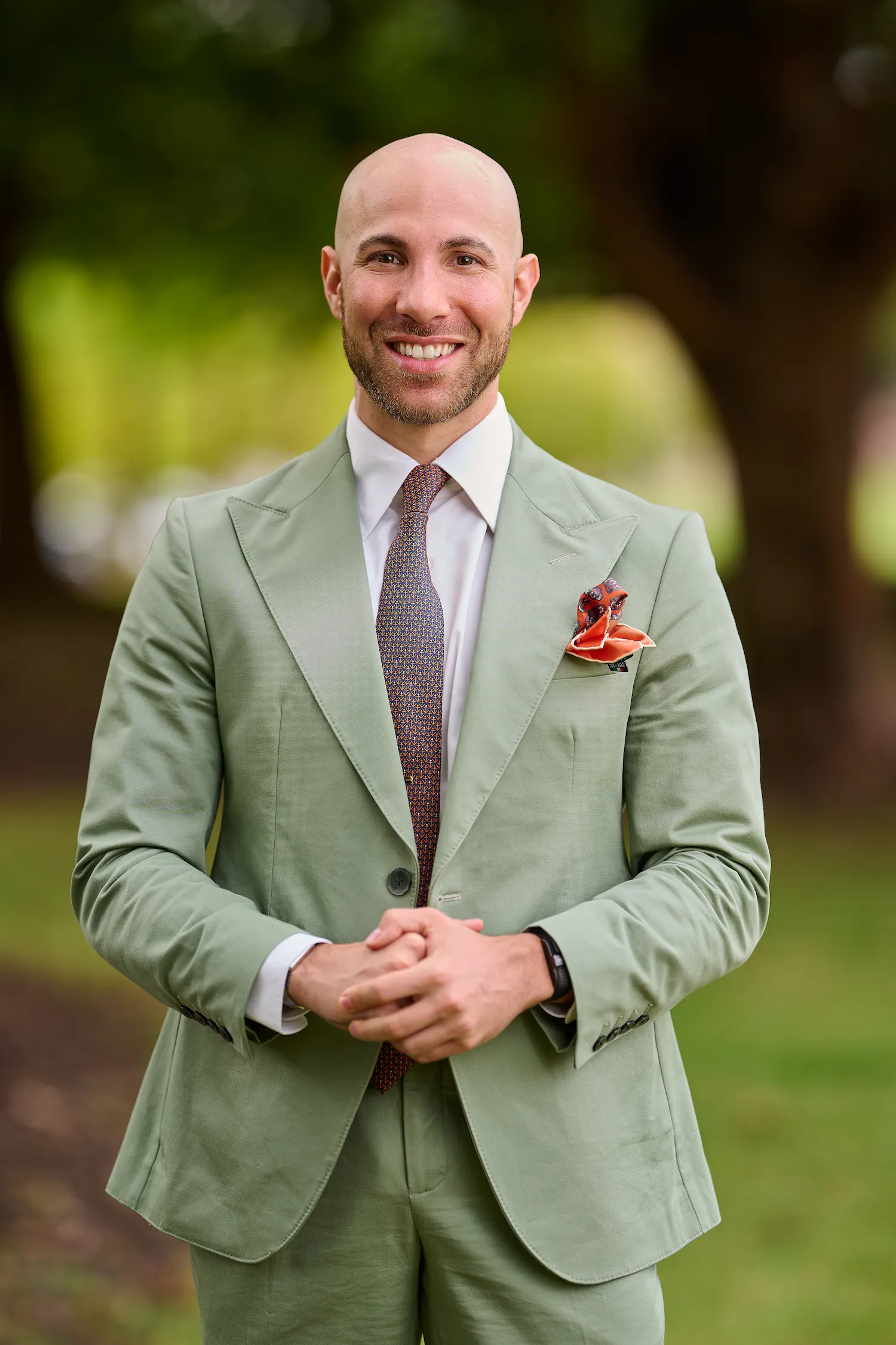 Portrait of Maurizio Leva at Parliament Place, Perth